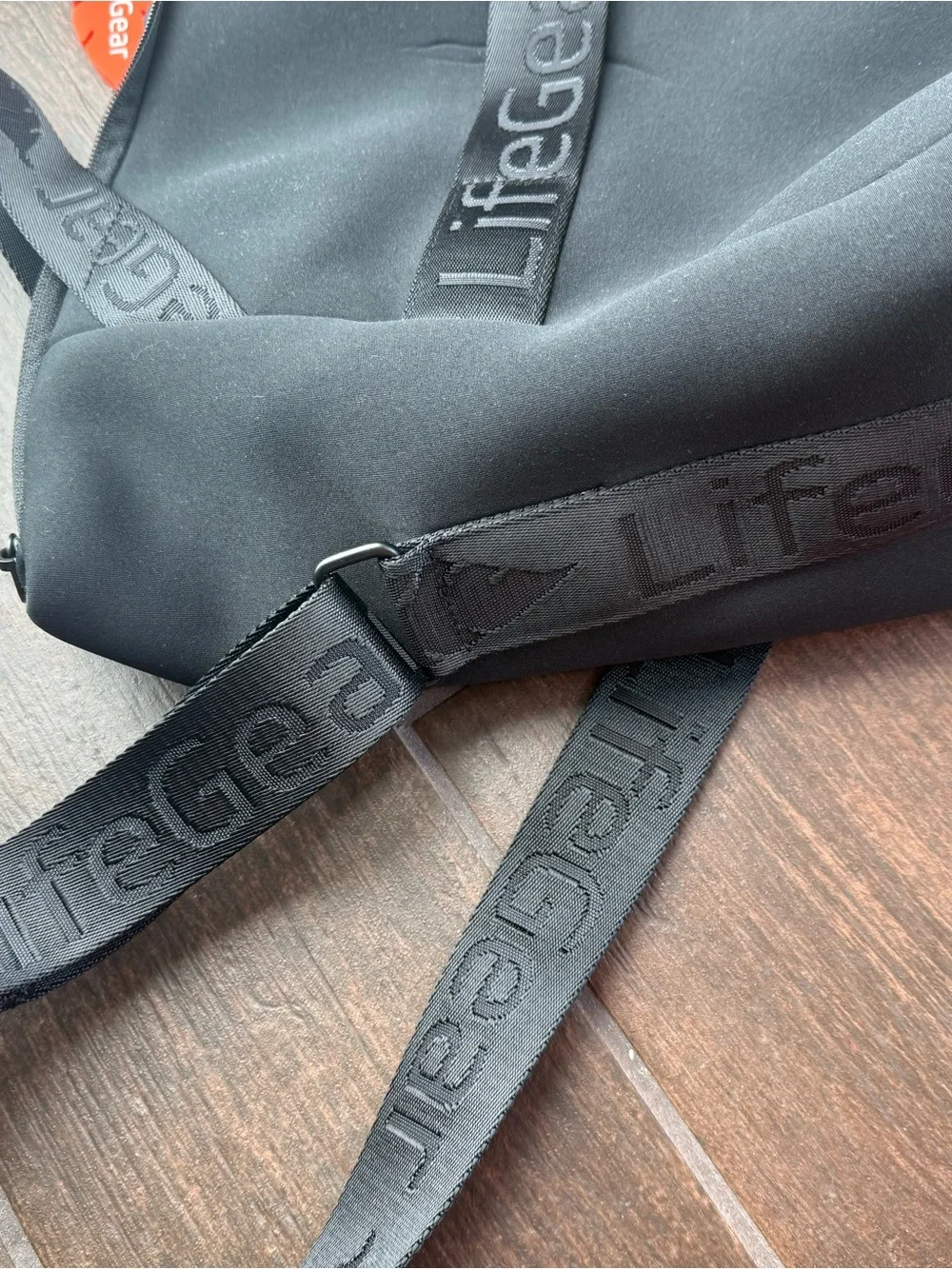 LifeGear Black Messenger Bag with Adjustable Strap